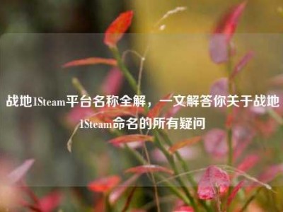 战地1Steam平台名称全解，一文解答你关于战地1Steam命名的所有疑问