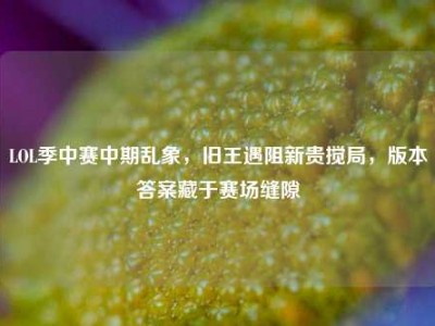LOL季中赛中期乱象，旧王遇阻新贵搅局，版本答案藏于赛场缝隙