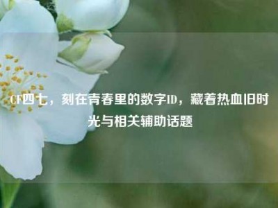 CF四七，刻在青春里的数字ID，藏着热血旧时光与相关辅助话题