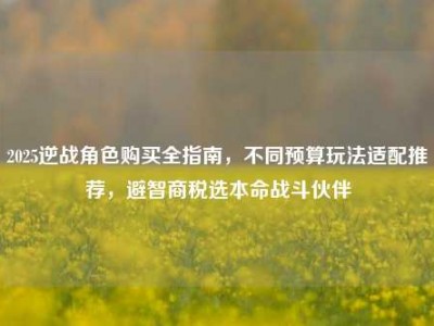 2025逆战角色购买全指南，不同预算玩法适配推荐，避智商税选本命战斗伙伴