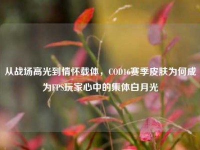 从战场高光到情怀载体，COD16赛季皮肤为何成为FPS玩家心中的集体白月光