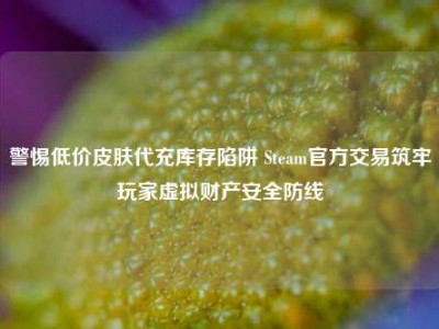 警惕低价皮肤代充库存陷阱 Steam官方交易筑牢玩家虚拟财产安全防线
