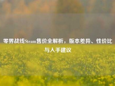 零界战线Steam售价全解析，版本差异、性价比与入手建议