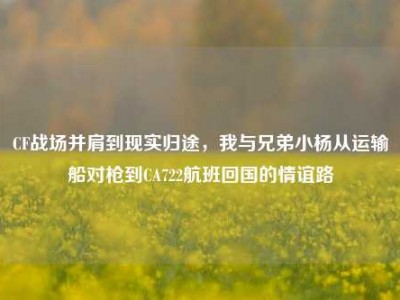 CF战场并肩到现实归途，我与兄弟小杨从运输船对枪到CA722航班回国的情谊路
