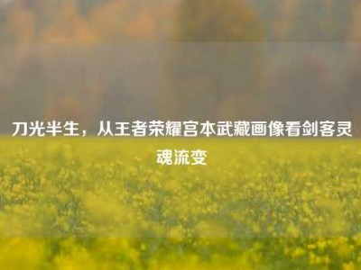 刀光半生，从王者荣耀宫本武藏画像看剑客灵魂流变