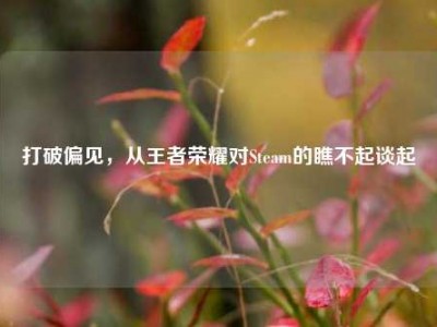 打破偏见，从王者荣耀对Steam的瞧不起谈起
