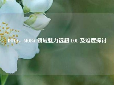DOTA，MOBA 领域魅力远超 LOL 及难度探讨