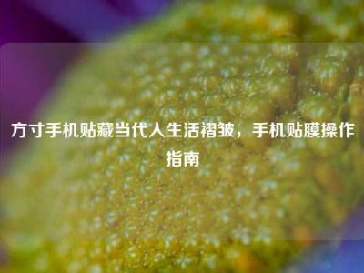 方寸手机贴藏当代人生活褶皱，手机贴膜操作指南