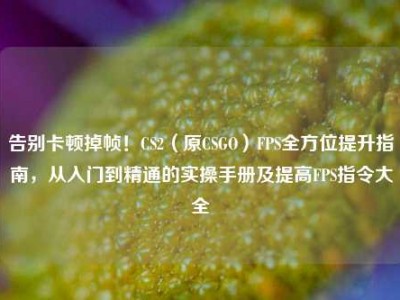 告别卡顿掉帧！CS2（原CSGO）FPS全方位提升指南，从入门到精通的实操手册及提高FPS指令大全