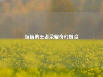 信信的王者荣耀奇幻冒险