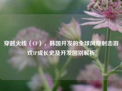 穿越火线（CF），韩国开发的全球风靡射击游戏IP成长史及开发国别解析