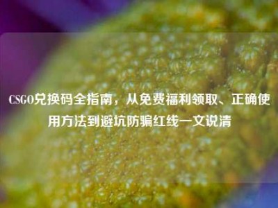 CSGO兑换码全指南，从免费福利领取、正确使用方法到避坑防骗红线一文说清