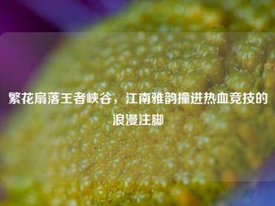 繁花扇落王者峡谷，江南雅韵撞进热血竞技的浪漫注脚