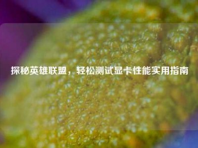 探秘英雄联盟，轻松测试显卡性能实用指南