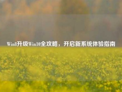 Win8升级Win10全攻略，开启新系统体验指南