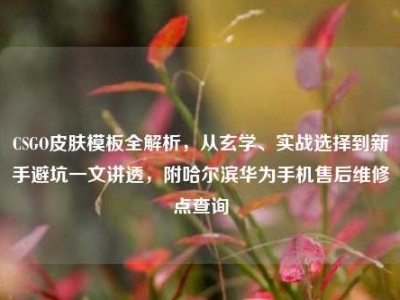 CSGO皮肤模板全解析，从玄学、实战选择到新手避坑一文讲透，附哈尔滨华为手机售后维修点查询