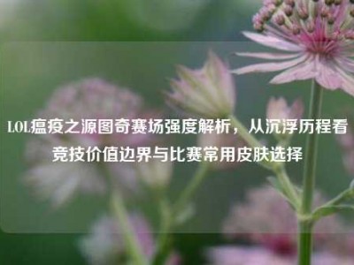 LOL瘟疫之源图奇赛场强度解析，从沉浮历程看竞技价值边界与比赛常用皮肤选择