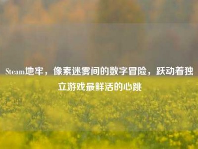 Steam地牢，像素迷雾间的数字冒险，跃动着独立游戏最鲜活的心跳