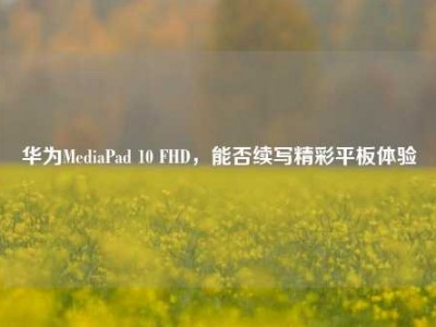 华为MediaPad 10 FHD，能否续写精彩平板体验