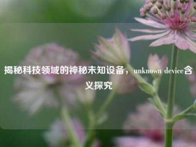 揭秘科技领域的神秘未知设备，unknown device含义探究