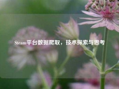 Steam平台数据爬取，技术探索与思考