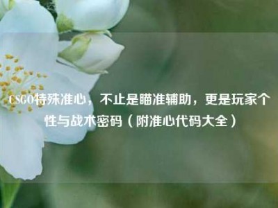 CSGO特殊准心，不止是瞄准辅助，更是玩家个性与战术密码（附准心代码大全）