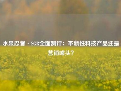 水果忍者·SGR全面测评：革新性科技产品还是营销噱头？