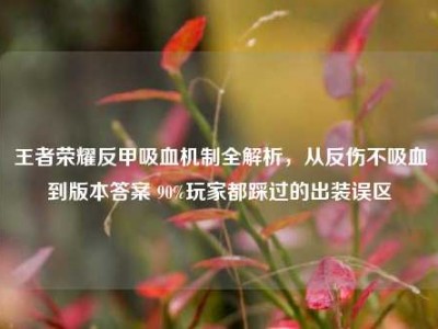 王者荣耀反甲吸血机制全解析，从反伤不吸血到版本答案 90%玩家都踩过的出装误区