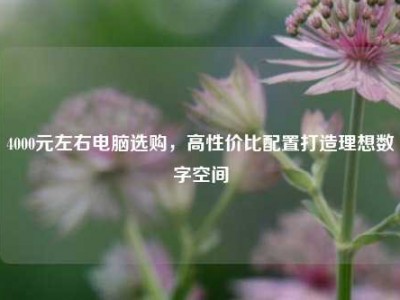 4000元左右电脑选购，高性价比配置打造理想数字空间