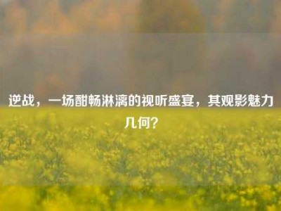 逆战，一场酣畅淋漓的视听盛宴，其观影魅力几何？