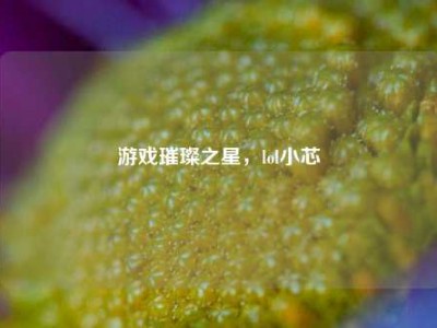 游戏璀璨之星，lol小芯