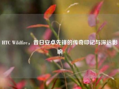 HTC Wildfire，昔日安卓先锋的传奇印记与深远影响
