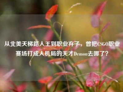 从北美天梯路人王到职业弃子，曾把CSGO职业赛场打成人机局的天才Demon去哪了？