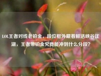 LOL王者对线老铂金，段位框外藏着鲜活峡谷江湖，王者带铂金究竟能冲到什么分段？