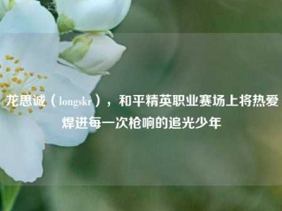 龙思诚（longskr），和平精英职业赛场上将热爱焊进每一次枪响的追光少年