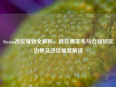 Steam改区规则全解析，跨区薅羊毛与合规转区边界及改区难度解读