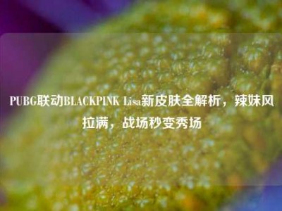 PUBG联动BLACKPINK Lisa新皮肤全解析，辣妹风拉满，战场秒变秀场