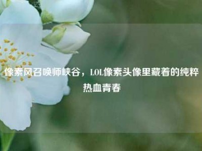 像素风召唤师峡谷，LOL像素头像里藏着的纯粹热血青春