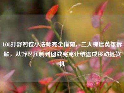 LOL打野对位小法师完全指南，三大梯度英雄拆解，从野区压制到团战完克让维迦成移动提款机