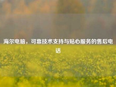 海尔电脑，可靠技术支持与贴心服务的售后电话