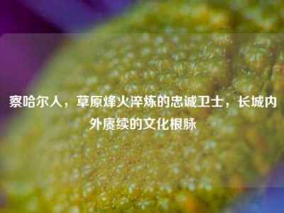 察哈尔人，草原烽火淬炼的忠诚卫士，长城内外赓续的文化根脉