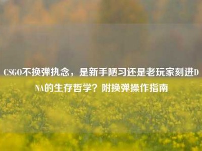 CSGO不换弹执念，是新手陋习还是老玩家刻进DNA的生存哲学？附换弹操作指南