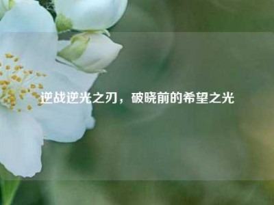 逆战逆光之刃，破晓前的希望之光