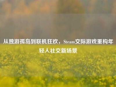 从独游孤岛到联机狂欢，Steam交际游戏重构年轻人社交新场景