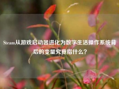 Steam从游戏启动器进化为数字生活操作系统背后的变量究竟指什么？