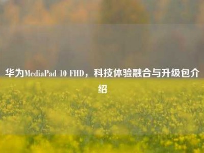 华为MediaPad 10 FHD，科技体验融合与升级包介绍