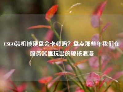 CSGO装机械硬盘会卡顿吗？盘点那些年我们在服务器里玩出的硬核浪漫