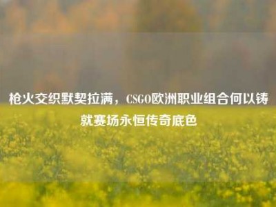 枪火交织默契拉满，CSGO欧洲职业组合何以铸就赛场永恒传奇底色