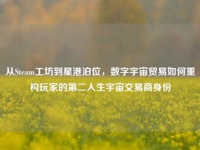 从Steam工坊到星港泊位，数字宇宙贸易如何重构玩家的第二人生宇宙交易商身份