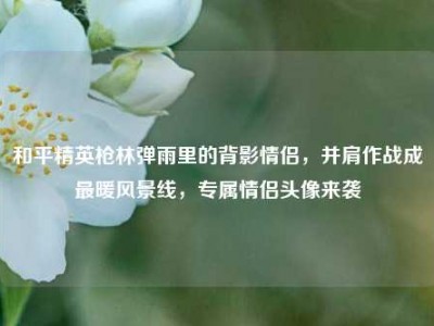 和平精英枪林弹雨里的背影情侣，并肩作战成最暖风景线，专属情侣头像来袭